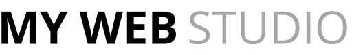 Logo largo para my web studio